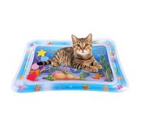 Vhjlfig Tappeto Gioco Acqua Per Cani,Rinfrescante Estivo Per Cuccioli Di Micio - Tappeto Sensore Acqua Per Cani,Per Padroni di Animali, per Casa, Ufficio, Soggiorno, Camera, Balcone, Giardino