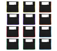 Vhjlfig Tasche per sedie per sale di classe - Tasche per sedie scolastiche con etichetta nominativa | 12 pezzi Organizzatori per schienale - Accessori per quaderni Libri Penne