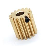 VHKJewE Ingranaggio cilindrico in ottone 0,5M 16T 9x10mm foro 3-5mm(4mm bore)