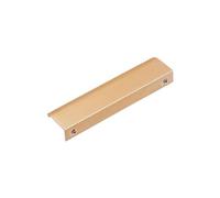 VHKJewE Maniglia moderna invisibile for mobili, accessori for, cassetti della cucina, porte camera da letto(Gold 12cm X4cm)
