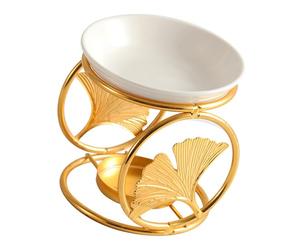 VHKJewE Vassoio for Creare Un Ambiente Rilassante nelle Case, migliorando Lo Spazio Gold Aromatherapies
