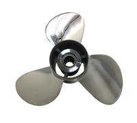 VHRMZJYCN Elica fuoribordo Compatible with Barca 11 3/4x15 Compatibile con Motore SUZUK 2/4 Tempi 35-65 CV in Acciaio Inossidabile Uscita scanalata a 13 Denti 990C0-00501-15P