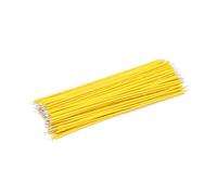 VHTDFEVXO Cavo Multi-conduttore per Esterni, 100 Pezzi 22AWG 24AWG Filo di Collegamento saldato stagnato da 5 cm a 30 cm Cavo di Collegamento conduttore Stagno(30cm,24AWG Yellow)