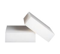 VHTDFEVXO Foglio di Gomma siliconica Quadrato Bianco, Foglio di Gomma siliconica for smorzamento delle Vibrazioni meccaniche, Bianco, Misure Multiple, 8 mm, Confezione da 6(100mm x 200mm)