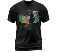 VHUGrtiok Cotton T-Shirt Nick Drake Pink Moon Album Tee Pink Moon Place to Be Road Black L