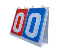 vhVHJry Segnapunti Contatore del punteggio tabellone segnapunti Durevole a 2 cifre for Giochi di Basket, pallavolo, Calcio, Badminton Tabellone Segnapunti(Red Blue)