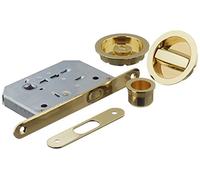 VI.TEL. E0262N 40 Kit con Serratura per Porte Scorrevoli, Oro