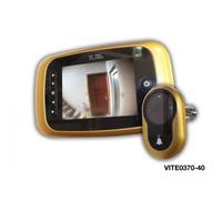 VI.TEL E0370 VIDEOSPIONCINO CON REGISTRATORE DA 3,5" ORO/CROMO