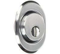 DEFENDER ANTITRAPANO REGOLABILE PER SERRATURE h.14/25 mm - Ø mm. 50 cromo satin.