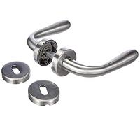 VI.TEL. F0202 R8 51 Coppia di Maniglie per Porte, Cromo Satinato