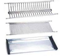 Mensola Colapiatti In Acciaio Inox Con Supporti Laterali E Vaschetta 76 Cm