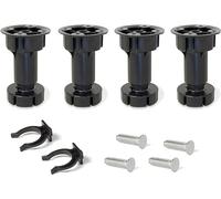 VI.TEL. Piedini per Mobili, Piedino Regolabile per Cucina, Made in Italy (8 pezzi) (h15 cm)