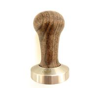 VIA CREMA Pressino Caffè Professionale 58mm Coffee Tamper [Manico Legno] Macchine Caffè Espresso Made in Italy by Motta (58 mm, Marrone)