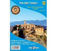 Via dei Tusci. Carta escursionistica 1:25.000