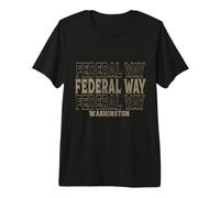 Via Federale Vintage Washington Maglietta Premium