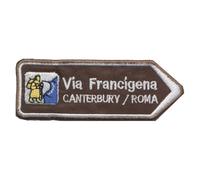 Via Francigena Patch - Camino de Santiago Pellegrini toppa