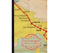 via Francigena Travel Journal - 110 lined pages pilgrimage notebook