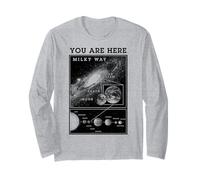 Via Lattea Sistema Solare Terra Sei Qui Astronomia Scienza Maglia a Manica