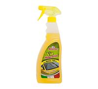 Rhütten Pulivetro Via Moscerini - Rimuove insetti da Parabrezza, Fari, Mascherina - 750 ml