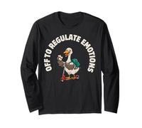 Via per Regolare Le Emozioni Goose Scooter Coffee Maglia a Manica