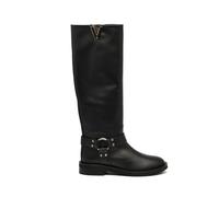 Via Roma 15 - Stivale in Pelle Nero - - Shoes - Donna - Nero - 38 EU