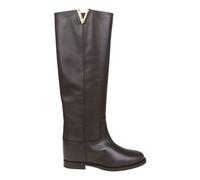 Via Roma 15 - Stivaletti marroni con zeppa interna - - Shoes - Donna - Marrone - 38 EU
