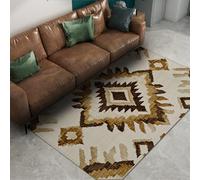 Via Vela Tappeto 120x150cm dell area sud occidentale tribale a motivi geometrici rombi macchina per Tappetino lavabili antiscivolo soggiorno grande sottile e resistente alle macchie d della