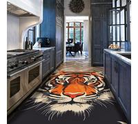 Via Vela Wildlife Theme 120x180cm Tappeto Pop Art Tappetino for camera da letto Tiger Head motivo antimacchia lavabile cameretta Room moderno Animal soggiorno Home Decor Girls