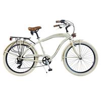 Via Veneto by Canellini Bicicletta Bici Citybike CTB Uomo Vintage American Cruiser Retro Via Veneto Alluminio (panna)