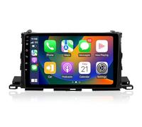 ViaBecs Android 12.0 6G 128G Stereo Wireless Apple CarPlay per Toyota Highlander 2014 - 2019, 25,9 cm (10,2 pollici), radio HD touch screen, Bluetooth, navigazione GPS, 2,4 GHz e 5 GHz WiFi, SWC