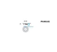 Viabizzuno F9.005.02 M4 borchia tonda