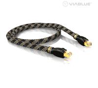 VIABLUE™ 1,5m EP-7 Argento Cavo di Rete CAT7 600 MHZ Ethernet 10GBase-T 21910