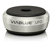 Viablue UFO Assorbente per Hifi E Altoparlante 4 Pezzo Argento