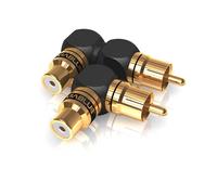 VIABLUE XS-SERIE Adattatore Jack 90° S/XL Set Angolato High-End-Adapter - 40625