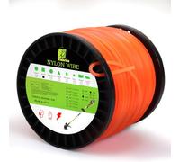 Viabrico Filo per Tagliabordi Resistente 2,7mm, filo per tagliabordi a benzina, 2,7mm-100M-2,2kg-Bobina