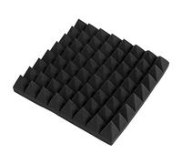 ViaGasaFamido 12 Pacchetti di Pannelli in Schiuma Piramidale per Studi di Registrazione, Uffici Domestici, 2x12x12in, Assorbimento del Suono, Cancellazione del Rumore, Insonorizzazione