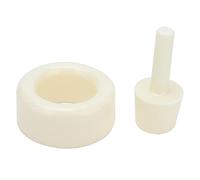 ViaGasaFamido 2PCS Kit di Stampi per Waffle Croccanti Rullo a Cono Stampo per Rotoli di Uova Stampo per Cono Gelato ABS Ad Alta Temperatura per Cottura in Fai da Te