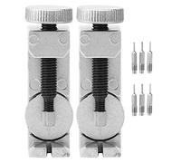 ViaGasaFamido 2Pcs Watch Link Remover Kit, Watch Band Remover, Watch Link Removal Tool Kit con 6Pcs Spare Pin, Watch Band Strap Link Pins Remover Repair Tool(Sliver)