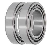 ViaGasaFamido 32009 Cuscinetti a Sfere, Cuscinetti in Acciaio per Operazioni Ad Alta velocità per Macchine Agricole e Tessili, 2 Pezzi