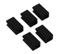 ViaGasaFamido 5 Pezzi di Calzini in Silicone di Hottend 3D per la Stampante 3D per il Riscaldatore 3D in Carbonio Riscaldatore a Prova di Polvere Nera 300 ℃ Supporto ABS TPU Fianti PETG in