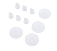 ViaGasaFamido 6 Valvole a Becco D'anatra, 4 Membrane in Silicone, Design a Chiuso, Protezione Antiriflusso, Lavabili, Compatibili, Parti per Tiralatte M5, Accessori per Tiralatte