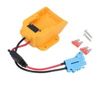 ViaGasaFamido Adattatore per Batteria Adattatore per Batteria per Elettroutensile ABS per Convertitore di Al Litio 18V 20V con Connettore per Cablaggio per Giocattoli da Equitazione e Configurazione