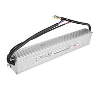 ViaGasaFamido Alimentatore Dimmerabile da 200 W, Lega di Alluminio, 24 V 8,33 A, Efficienza Energetica con 0-10 V e Regolazione A Tiristore per Strisce Luminose A LED e Applicazioni Commerciali