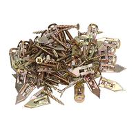 ViaGasaFamido Ancori di Autovalutazione Regola L'Ancoraggio di Espansione Acciaio Durevole per La Decorazione del Telaio La Casa, Pannelli Ancoraggio in Metallo Intonaco 40 Pacchetti per Fissare