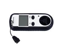 ViaGasaFamido Anemometro Digitale LCD, Materiale ABS, Rilevatore di velocità del con Ampio Display, Perfetto per l'aria Condizionata e l'uso Domestico