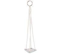 ViaGasaFamido Avvicinatore di Piante, Corda di Cotone per Esterni Interni Porta in Pelle Appesa a una Base Durevole, per le Piante Grati di in del Balcone da Giardino (Verde 10 cm)