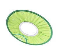 ViaGasaFamido Bambino Shampoo Doccia Berretto, Strappare- Confortevole Elastico Interno Cerchio Doccia Berretto Bambino-safe Visiera Protettore per Bambino Bambini (Green) Cartoon