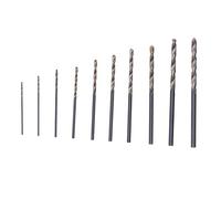 ViaGasaFamido Bit Trapano HSS, 10 Pezzi Tagliente Foro Intaglio per Perforazione con Punzonatura con Slot per Trapano per la Fossa di Oliva Intagliatura in Plastica in Legno di Plastica
