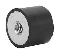 ViaGasaFamido Bobina Antivibrante, 4 Pezzi Filettatura Femmina M6 Supporto in Gomma, Ammortizzatore Isolatore Bobina Antivibrante, Supporti Antivibranti (DE20*15 M6)