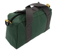 ViaGasaFamido Borsa per Attrezzi a Bocca Larga, Materiale in Tela, Elevata capacità di Stoccaggio per Attrezzi, Design da 12 Pollici per Elettricisti e Appassionati di Fai da Te (14 pollici)